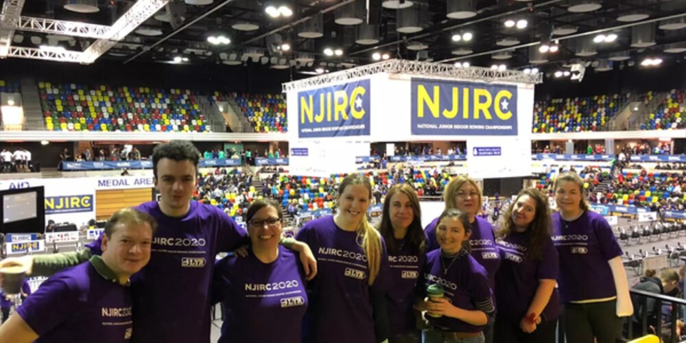 Thomas Miller Volunteering At National Junior Indoor Rowing Championships