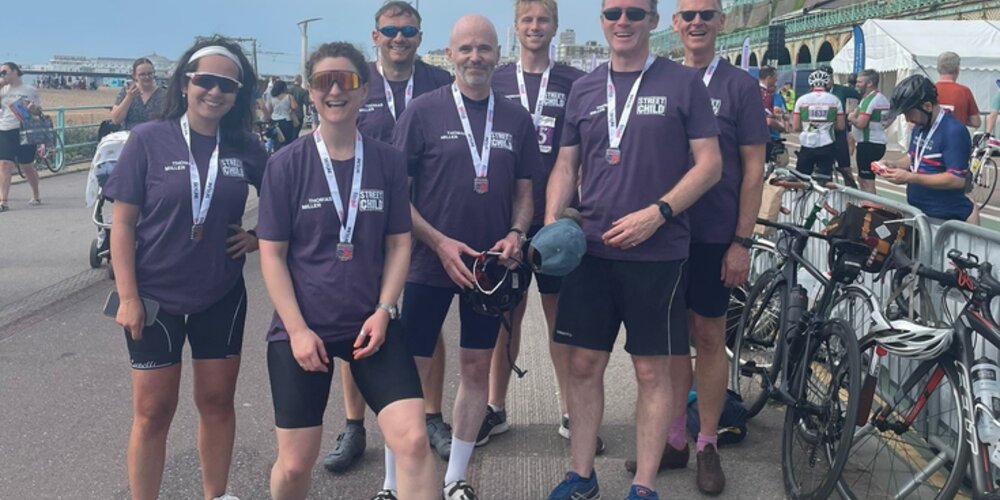 Thomas Miller Team Complete the London to Brighton Cycle for Street Child