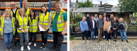 Volunteering at Bow Foodbank and Spitalfields City Farm