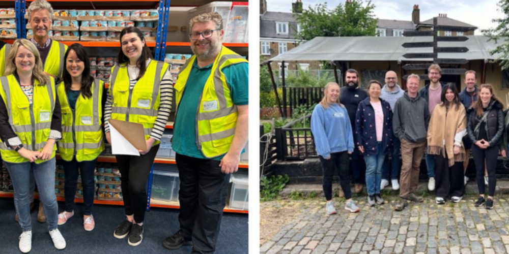 Volunteering at Bow Foodbank and Spitalfields City Farm